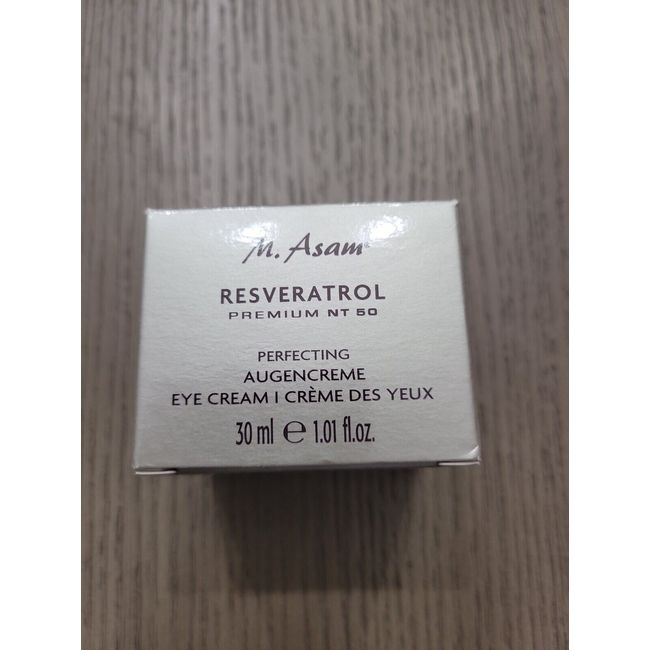 M.Asam RESVERATROL Premium NT 50 Perfecting Eye Creme 1.01 FL OZ 30mL