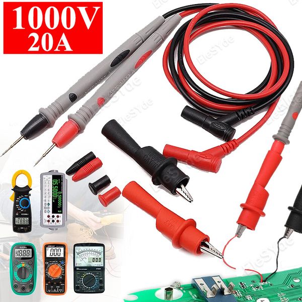 Multimeter Voltmeter Cable Ultra Fine Needle Tester Unique Probe Test Lead cord