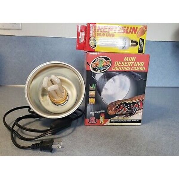 Zoo Med Black Deep Dome Light Fixture Pet Reptile Terrarium Heat Lamp Socket