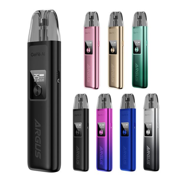 VOOPOO Argus G Pod Kit for MTL & RDL Electronic Cigarettes, Booo Augus G Vape Starter Kit, Pod Type, Built-in 1000mAH, 2 Cartridges, Water Vapor, Smoke-saving, Smoke-Reducing, Compact, Rechargeable