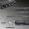 2022 USB Car Charger Cigarette Lighter Socket 4-Way 12V Splitter Power Adapter