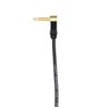Audio2000's C27006 6 Ft 1/4" TS Right Angle to 1/4" TS Right Angle Instrument Cable
