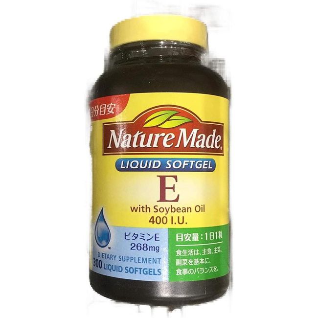 Japan direct purchase, naturally made vitamin E 300 tablets, 1 capsule per day