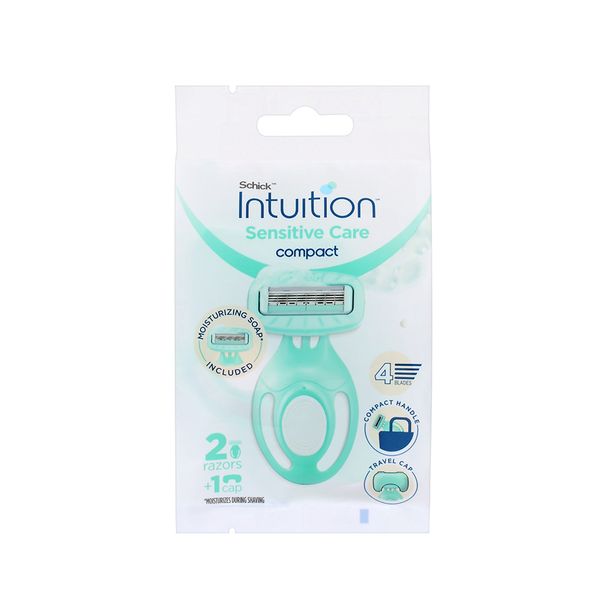 [Portable] Schick Intuition 4-blade portable hair removal device (2 main units + 1 case)