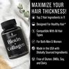 Biotin and Collagen Supplement – 10,000mcg Biotin + Bovine Collagen for Thinning & Brittle Hair. Advanced 2-in-1 Vitamin Complex. Supports Thicker, Healthier Hair Growth for Women, Men