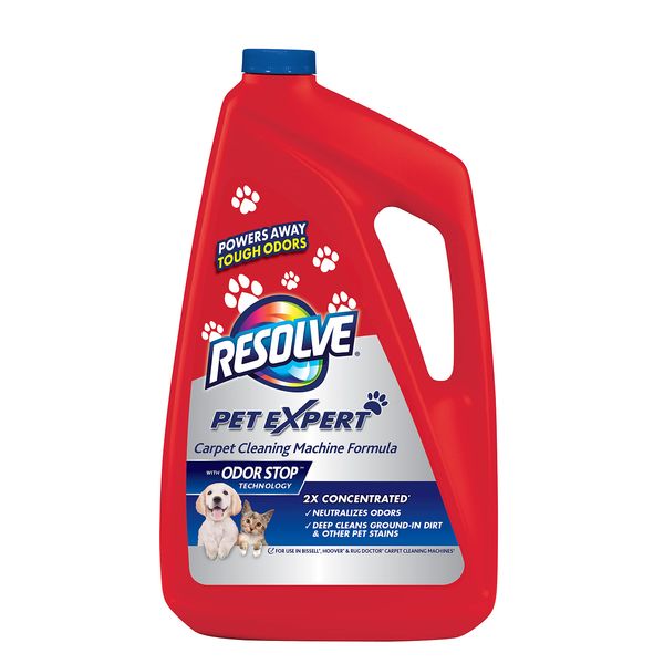 Resolve Carpet Steam Cleaner Solution, 22 fl oz Bottle, 2X Concentrate