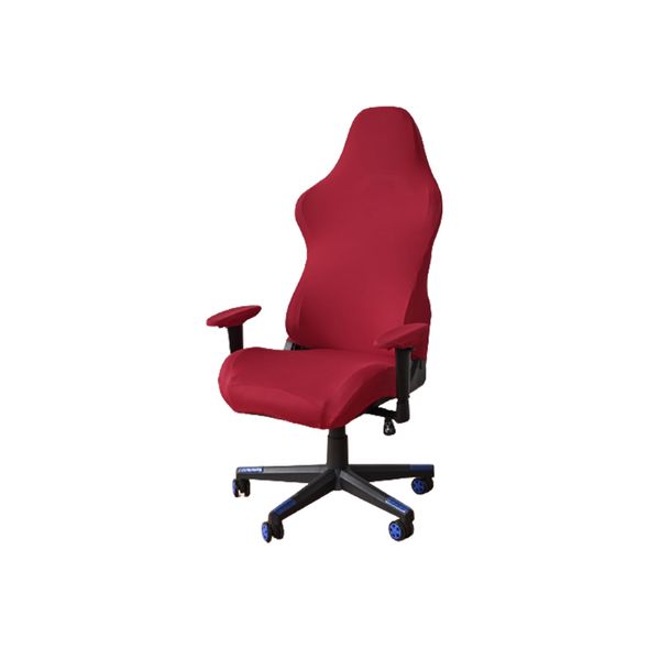 Gaming Chair Cover Washable Washable Gaming Chair Cover Removable Backrest Protective Elastic Gaming Chair Armrest Cover Dining Chair Cover Game Chair Cover Hotel Office Chair (Red)