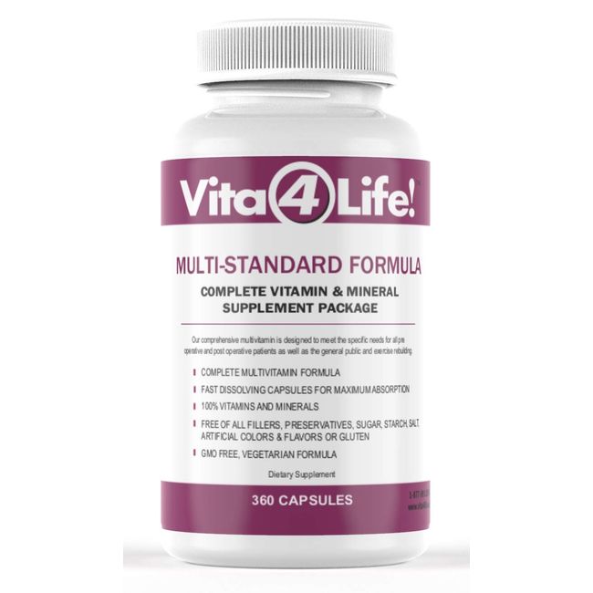 Vita4Life, Bariatric Multivitamins, Multi-Standard Formula – 360 Count