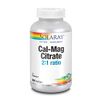 Solaray Calcium Magnesium Citrate 2:1 Ratio with Vitamin D2, Healthy Bone, Muscle & Nerve Support, 60 Serv, 360 VegCaps