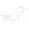 Waters - Slim, Adjustable Bath Trap. Fits Between The Bath and Floor (min Space Requirement 95mm)