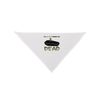 TOOLOUD Sleep When Dead Coffin Printed White Dog Bandana 26"