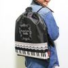 Minion Ballet Specialty Store Lesson Bag, Piano, Music Notes, Patterned, Foldable, Small Bag, Gift Wrapped