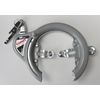 SAGISAKA 43545 Bicycle Key Ring Lock Press Key Silver