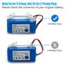 Anztek Replacement Shark Ion RVbat700 Battery for RV700,RV720,RV725,RV750 Model 14.8V 2600mAh Rechargeable Battery (3 Prong Plug)