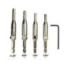 7pcs Self Centering Hinge Hardware Drill Bit Set Pilot Hole Guides Door Window