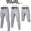 Easton | RIVAL+ Baseball Pant | Grey | Adult | Large