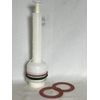 Mansfield 2 Piece Toilet Replacement Flush Valve w/ 2 Extra Seal, Easy install.