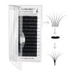 NAGARAKU 3D-6D Volume Eyelash Extensions, Thickness: 0.05 mm, D Curls, 0.4 - 0.4 inches (9 - 10 - 11 mm), Mixed Length Camellia, Pandora, Lightweight, Long Lasting Eyelash
