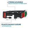 Buckle-Down 15-26" Mexico Flags Plastic Clip Collar, Large