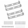GQunit 4 PCS Ceiling Light Bracket, Stainless Steel, 90 mm, Silver, Ceiling Mount