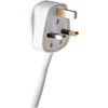 pro elec PEL00899 2 Gang 1 m Extension Lead Cable - White