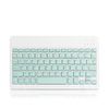 Windykids Bluetooth Keyboard, Green, Tablet, iPad, Smartphone, iPhone, Android, Bluetooth Keyboard, USB Rechargeable, Compact, Portable, Connection, Out, Wireless, IOS Android, Mac, Windows,