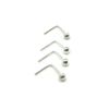 4 x Sterling Silver 1.8mm Ball Nose Studs