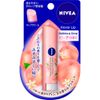 Nivea Flavor Lipstick, Delicious Drop, Peach Scent, 0.1 oz (3.5 g), Set of 2
