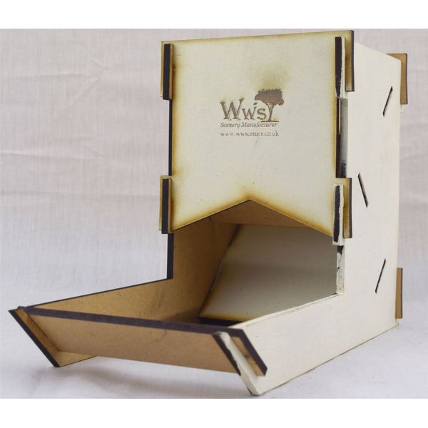 Dice Tower by WWS in White