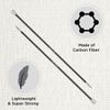 KnitPro Karbonz Single Pointed Needles 14" (35cm) | 4.00 mm