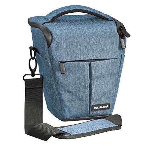 CULLMANN - 90363 - Malaga Action 300 Camera bag with carrying strap, blue - inside dimensions 160x190x120mm - suitable for DSLR cameras with lens - Holster Camera Case