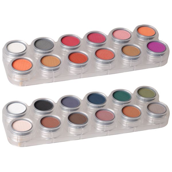 Grimas Eyeshadow / Rouge, 24-Color-Palette, Rk