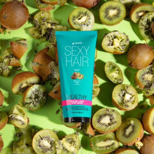 SexyHair Healthy Imperfect Fruit Color Lock Mask, 6.8 oz | Kiwi | Color Conserve | All Hair Types