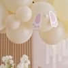 Ginger Ray Easter Bunny Balloon Arch Decoration Kit with Streamers, Multi-coloured Pastels