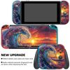 Skin Sticker Compatible with NTD Switch Cover - Great Wave, No Bubble, Full Protection, Removable