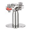 sourcing map Wall Mount Ceiling Mount Pipe Support, 304 Stainless Steel Adjustable Pipe Strap Clamp for 19-22mm Pipe 2pcs