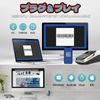 OBZ Barcode Reader 1D 2D QR Code Reader, Barcode Scanner, Automatic Sensor Scanning, Omnidirectional, Compatible with Windows, Android, Linux, IOS, Tabletop, Japanese Instruction Manual Included, USB