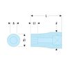 FACOM K.34HB K.HB 3/4" Drive Metric 6-Point Socket, 34 mm Size