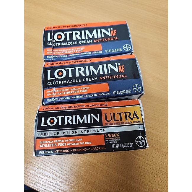 (3) Lotrimin Af Athletes Foot Read Description