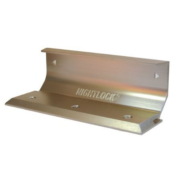 Nightlock Security Lock Door Barricade Brushed Nickel