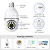 4X 360° 1080P IP E27 Light Bulb Camera WiFi IR Night SmartHome Wireless Security