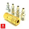 5pc Quick Coupler Set Air Hose Connector Fittings 1/4 NPT Tools Plug Compressor