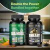 2 Pack Sea Moss & shilajit Bundle 90 Count Sea Moss Black Seed Oil Supplements