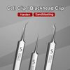 Pimple Remover Tweezers Pointed Curved Sharp Needle Blackhead Zit Acne Tool Set