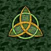 CafePress Celtic Trinity Knot Magnet 2.25" Round Magnet, Refrigerator Magnet