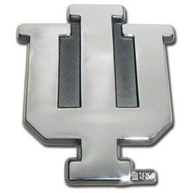 Indiana University Hoosiers "IU" Chrome Plated Premium Metal Car Truck Motorcycle NCAA College Emblem