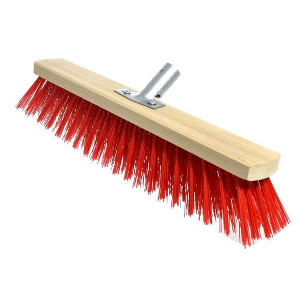 24 in / 60 cm Sweeping Brush Head Stiff Bristle Hard Outdoor Broom Garden Yard Sweeper