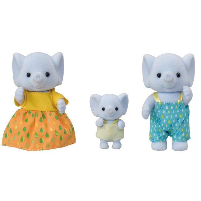 Sylvanian Families Doll Elephant Family FS-38