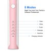 Sonic Electric Toothbrush Rechargeable 5 Functions, Precise Cleaning - Pink