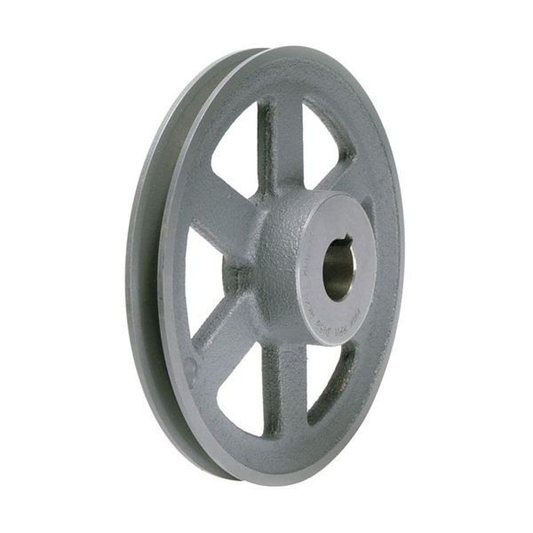 4.45" X 5/8" Single Groove Fixed Bore"A" Pulley # AK46X5/8